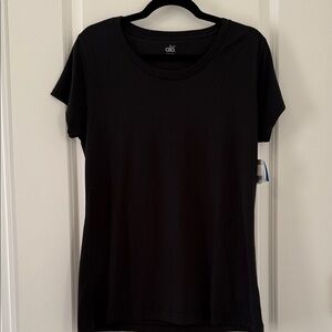 NWT ALO Yoga Classic Black Short Sleeve Tee